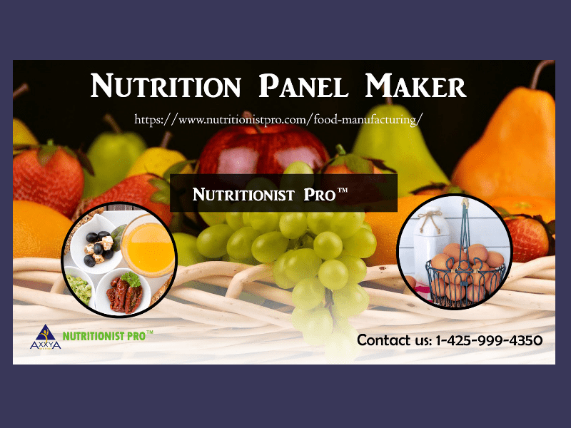 Nutrition Panel Maker