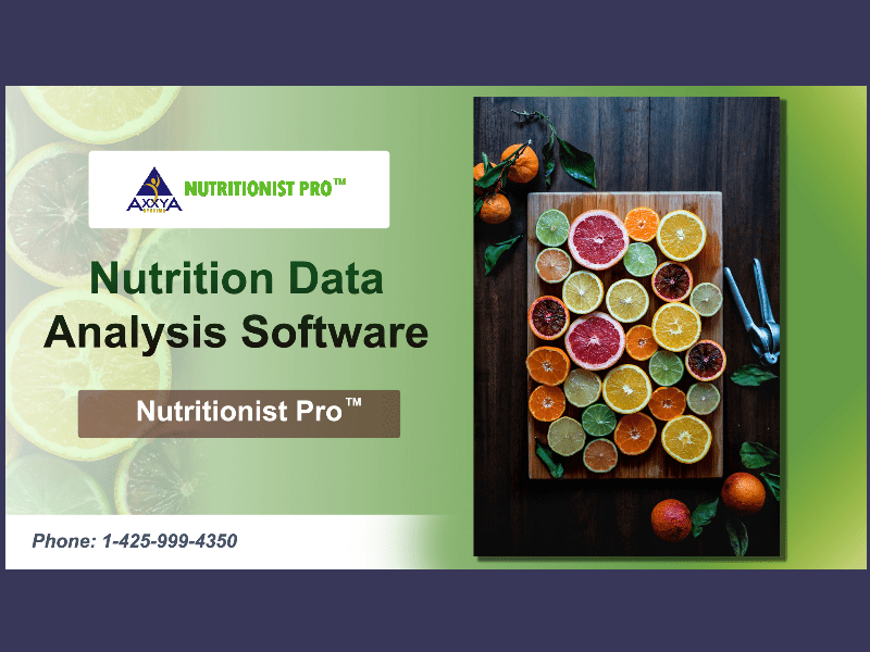 Nutrition Data Analysis Software