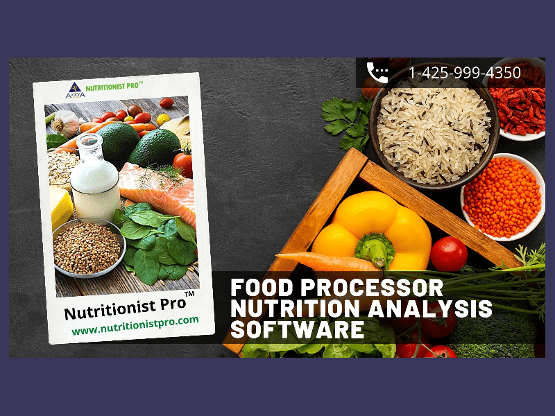 Food Processor Nutrition Analysis Software