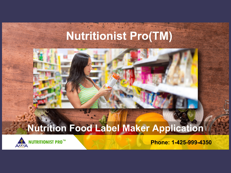 New FDA Food Labeling Format on Nutritionist Pro™