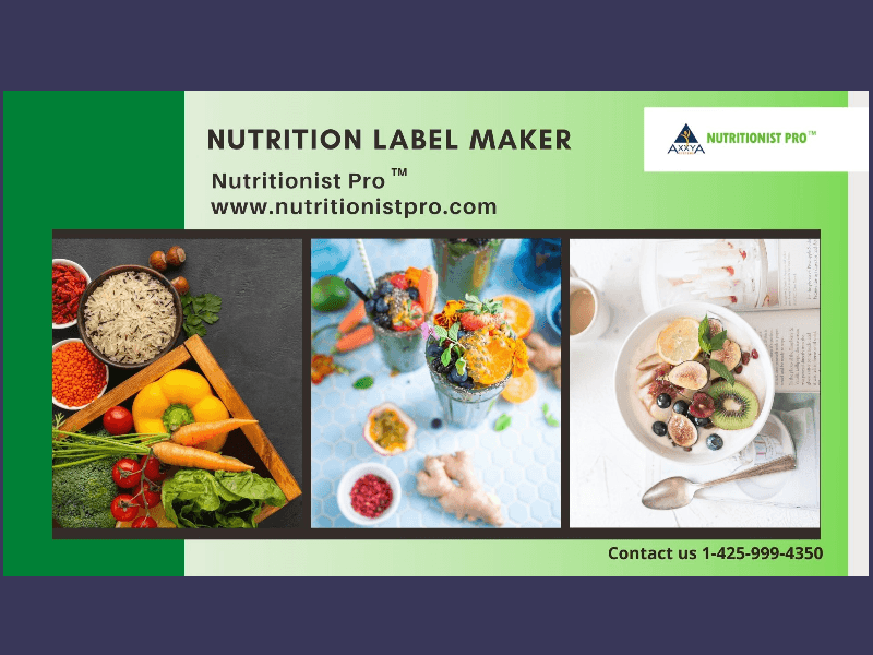 Nutrition Label Maker for Food Labels with Right Health Claims