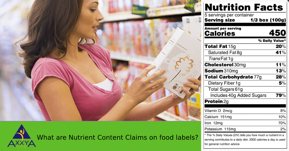 Nutrient Label Claims