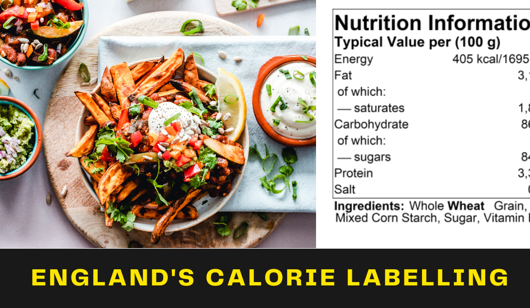 England’s Calorie Labelling Regulations