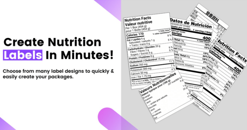 How to Create a Compliant Nutrition Facts Label for foods and beverages?