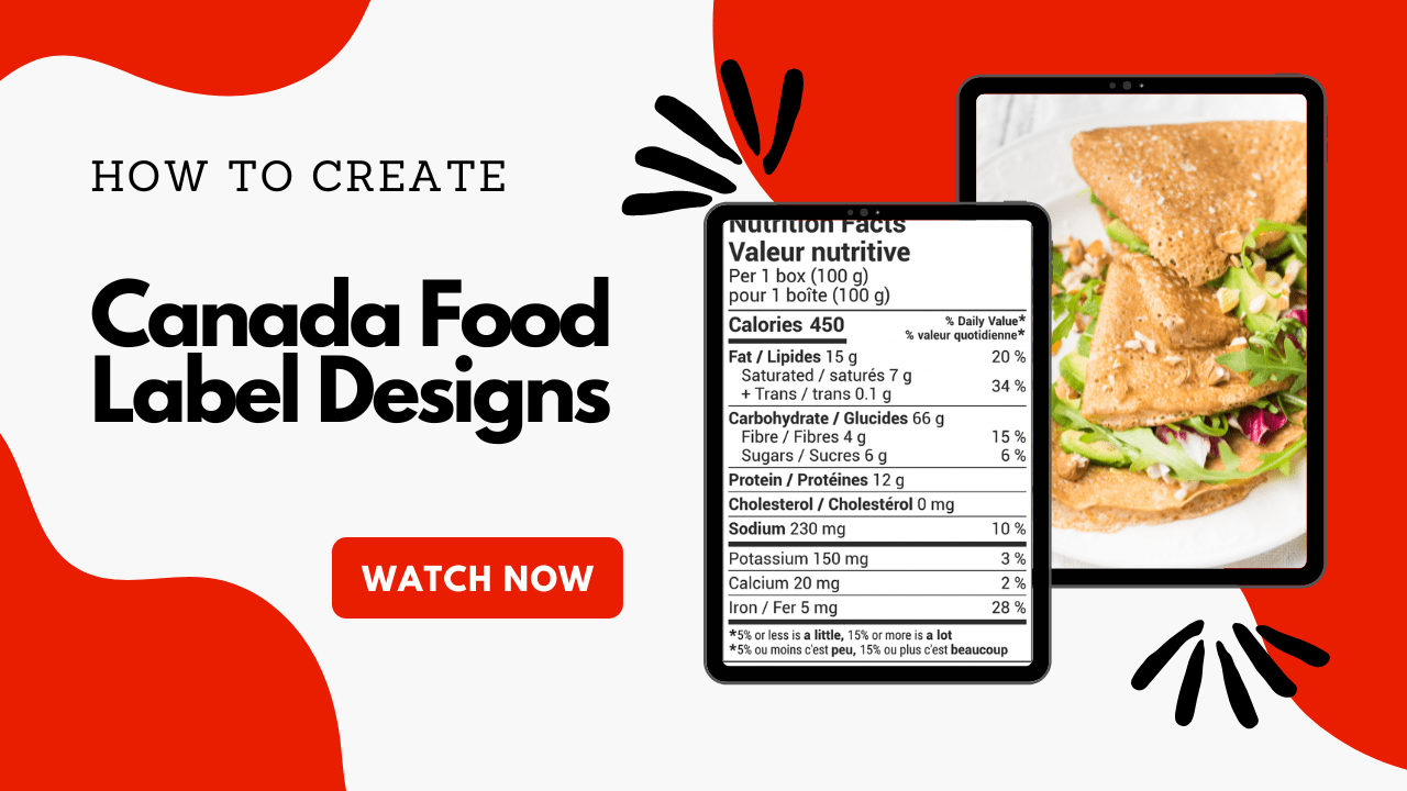 nutrition label design